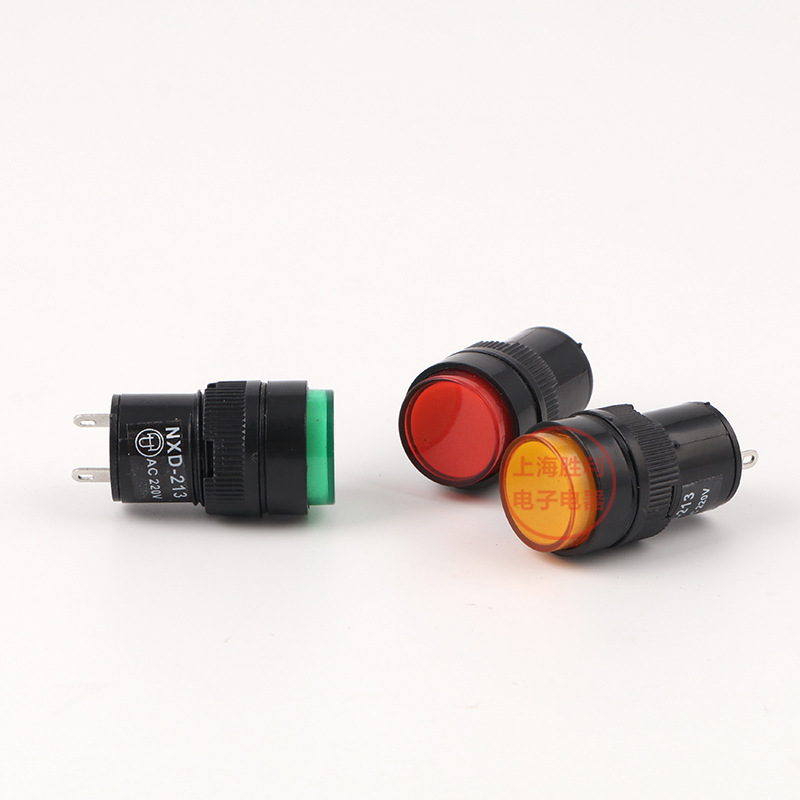 Indicator Light Signal Light Nxd-213 Red Green 220V 24V 16mm Opening
