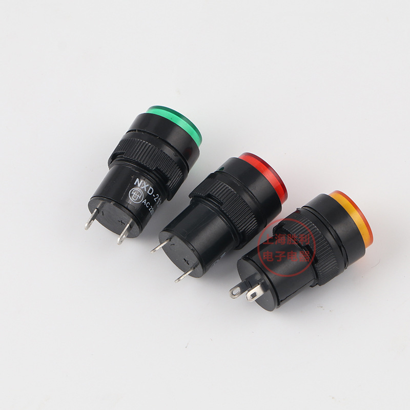 Indicator Light Signal Light Nxd-213 Red Green 220V 24V 16mm Opening