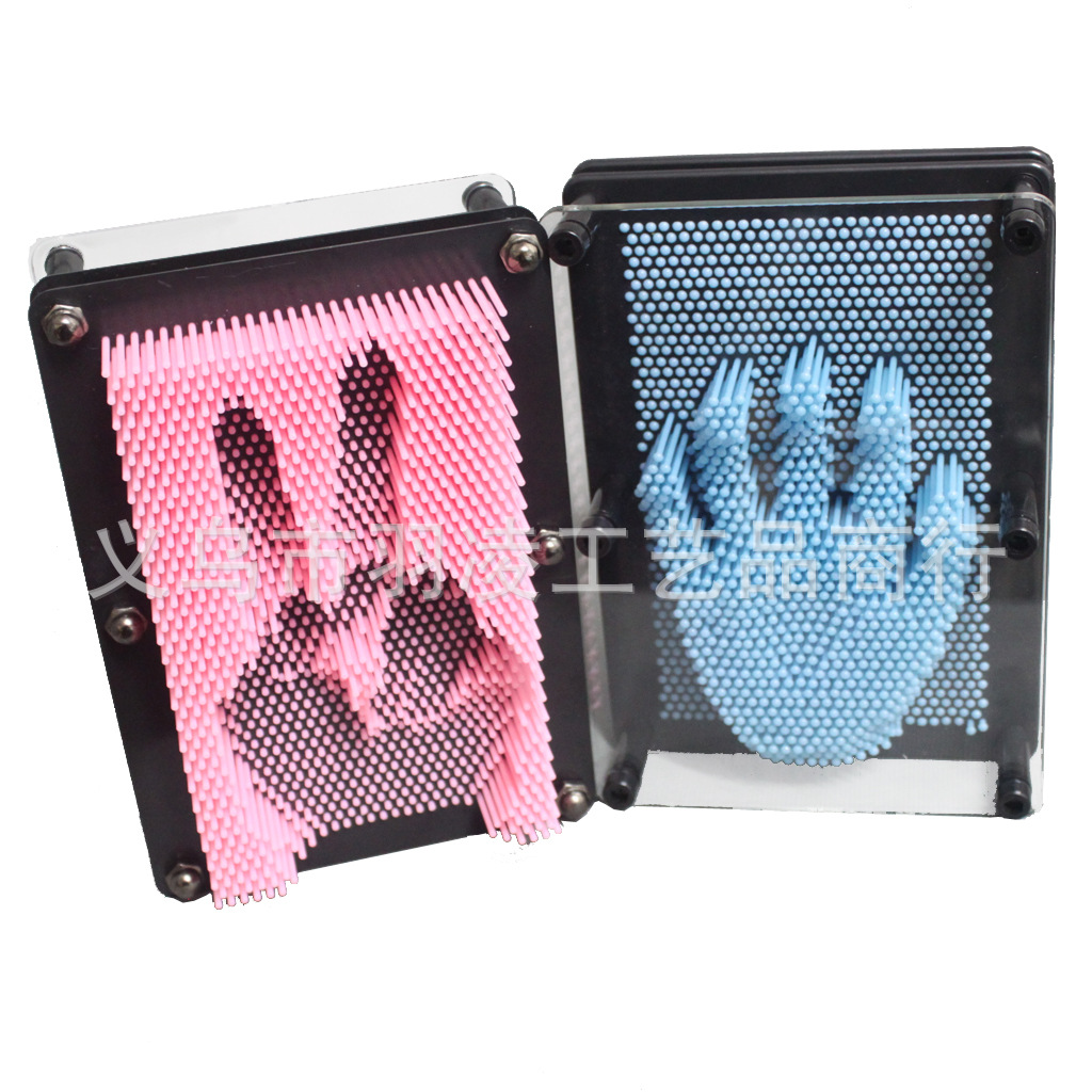 Large 3D Needle Carving Hand Mold Creative Birthday Gift Fun Toys 3D Clone Hand Mold Varied Needle Painting Crafts