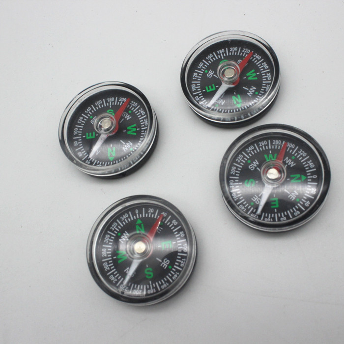 30mm English Plastic Outdoor Mountaineering Camping Positioning Compass Compass Export Student Science Experiment Compass