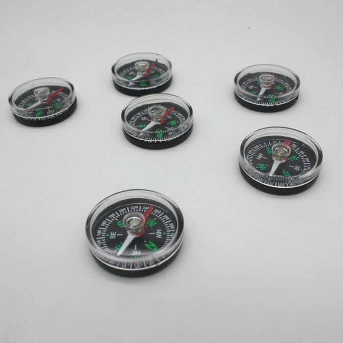 30mm English Plastic Outdoor Mountaineering Camping Positioning Compass Compass Export Student Science Experiment Compass