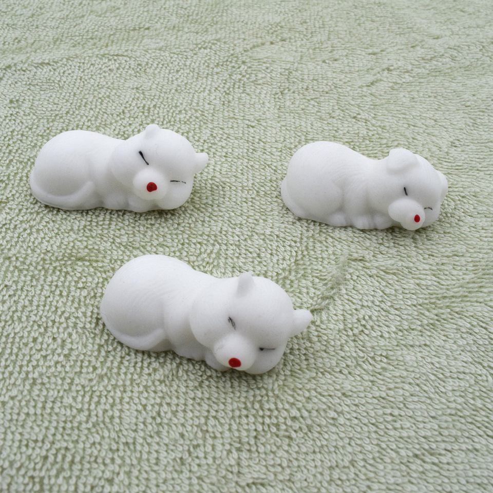 Novelty soft glue hot sale creative toys small animal cute pet seal Jun small tuanzi whole person vent decompression pinch music