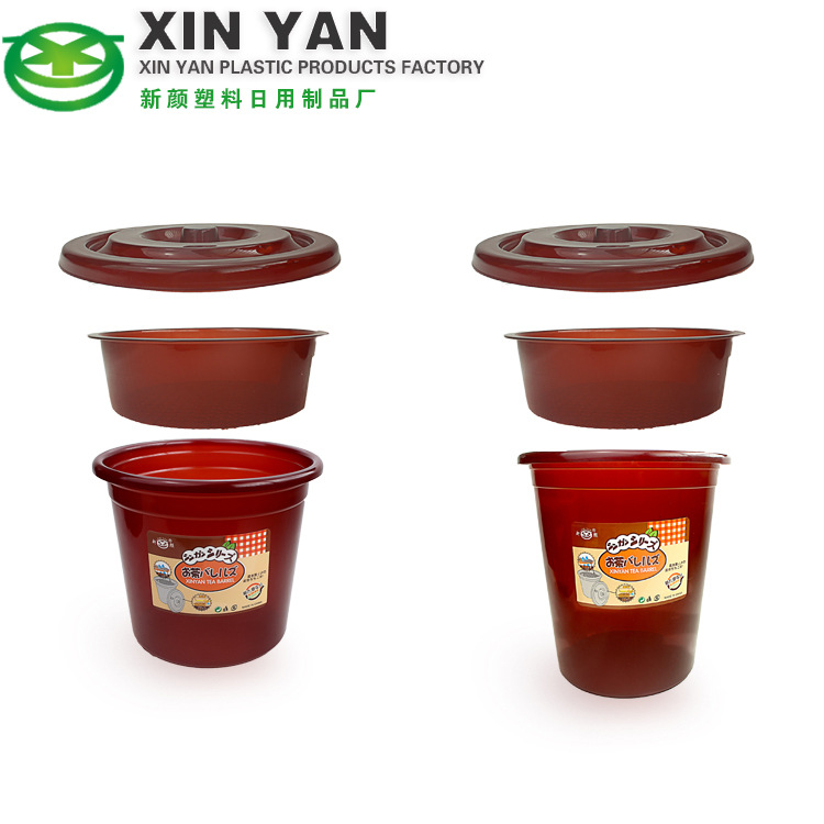0927 Tea Dregs Bucket Tea Bucket Household Tea Bucket Tea Set Jieyang Factory Tea Trash Plastic