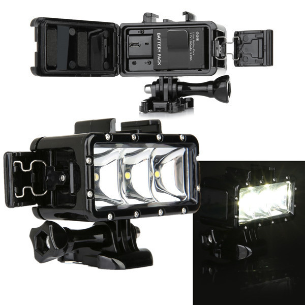 Suitable for Gopro Diving Light Hero10/9/8 Dji Action Camera Accessories Drain Fill Light Diving Light