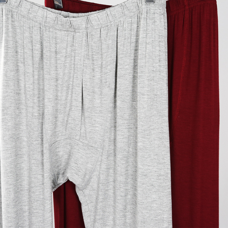 2025 Manufacturer Wholesale Men's Autumn and Winter New Thin Style Plus Fat Extra Large Soft Plaid Loose Autumn Pants Line Pants