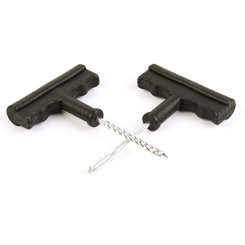 Car Tire Repair Tool Set Vacuum Tire Motorcycle Quick Tire Repair Strip 6-Piece Set of Repair Tools