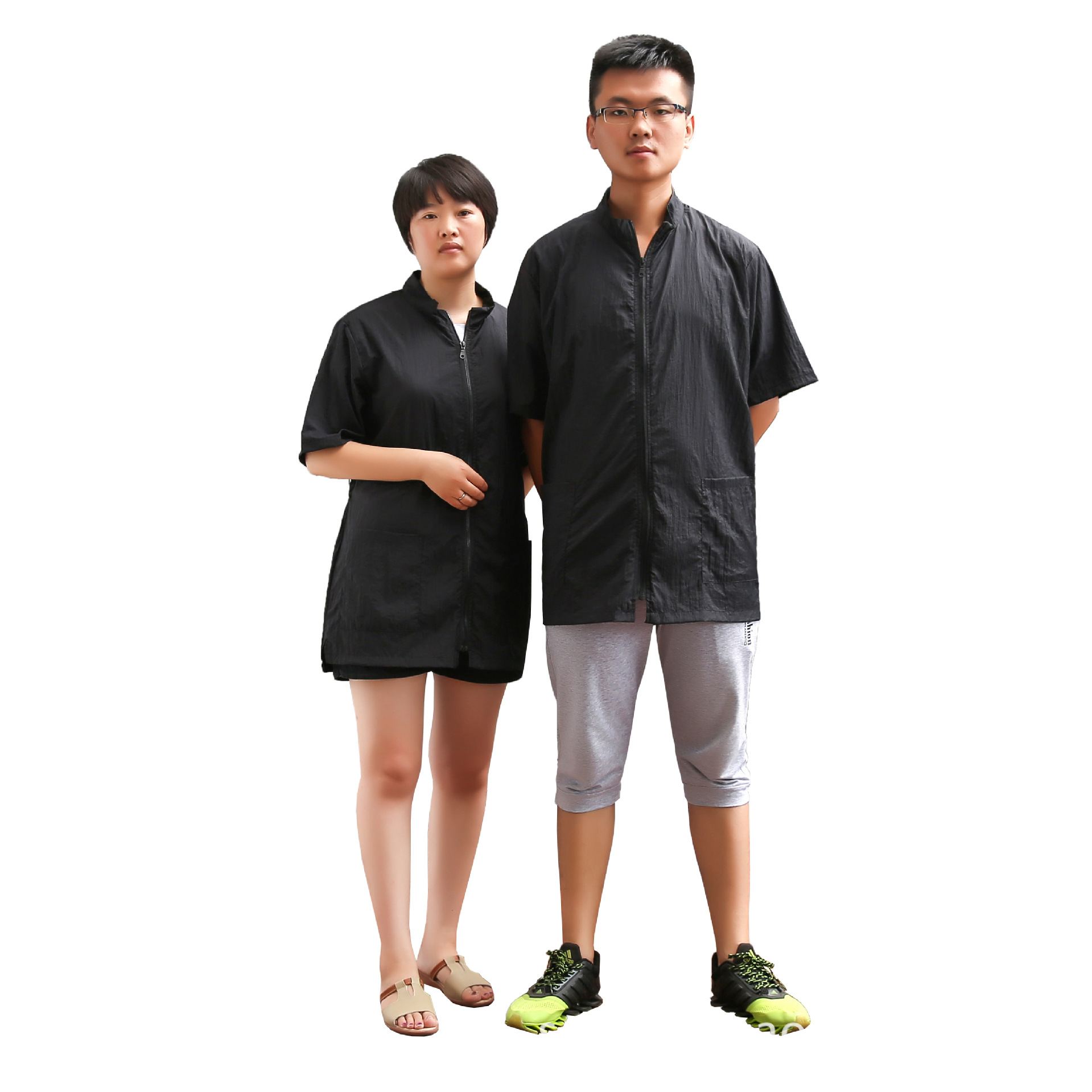 Pet beautician work clothes waterproof anti-hair clothes pet shop beauty robe pet beauty school suit wholesale