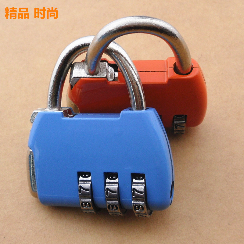 Gift wholesale luggage combination lock small padlock gym student dormitory mini cabinet lock anti-theft small lock