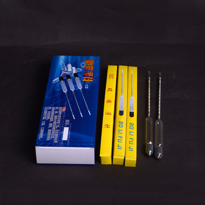 Glass petroleum density meter, liquid density meter, liquid density meter, glass liquid density meter