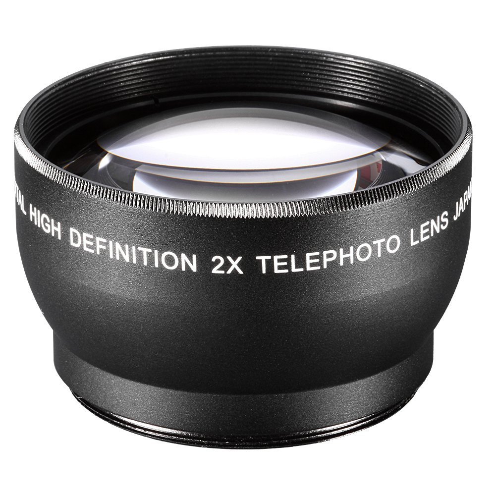 55MM 2X distance increasing lens additional lens suitable for Pentax Nikon Sony 18-55 lens