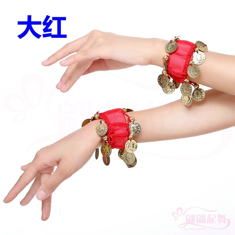 Браслет для танца живота новые индийские танцевальные аксессуары браслет на запястье шифоновая цепочка на запястье