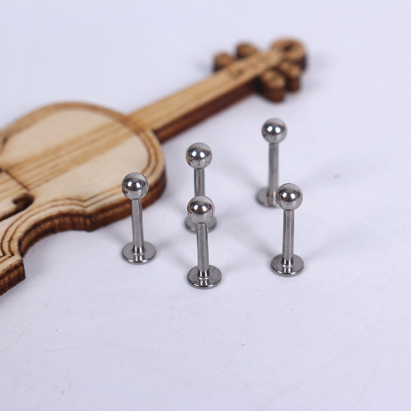 Cross-Border Wholesale Stainless Steel Tongue Nail Set Navel Ring C-Shaped Nose Ring Breast Nail Body Piercing Lip Nail European and American Eyebrow Nail