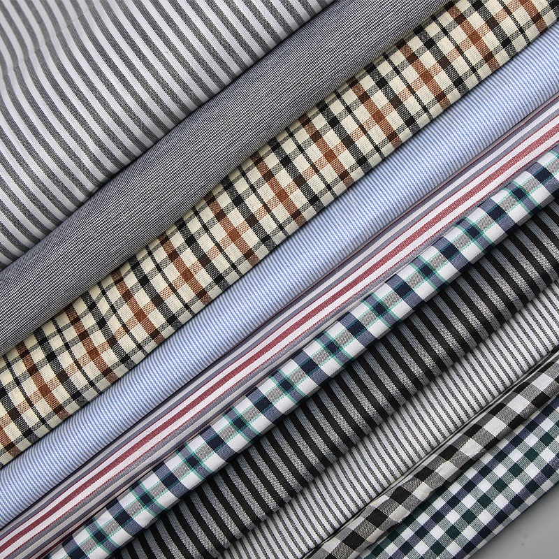 75D Полиэстер пряжа-окрашенная клетка полосатая подкладочная ткань заводское происхождение 50g комфортная износостойкая подкладка края карманной ткани