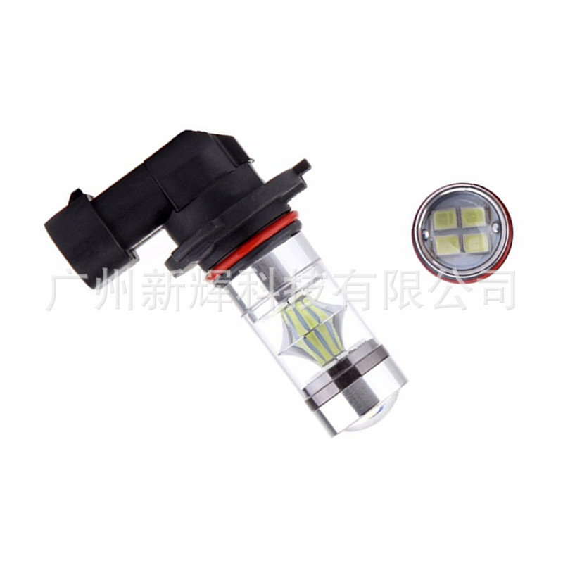 Car LED fog lamp HB3 HB4 H10 9005 9006 100W 20LED H4 H7 H11 anti fog lamp