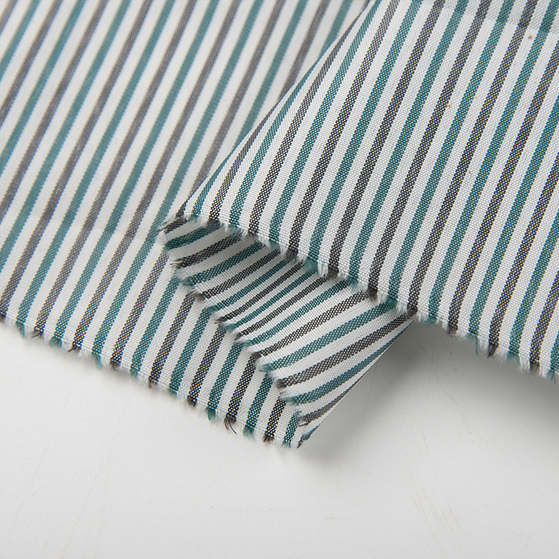 75D Polyester Yarn-dyed Plaid Striped Clothing Lining Factory Source 50g Comfortable Wear-resistant Waist Lining Edge Pocket Cloth