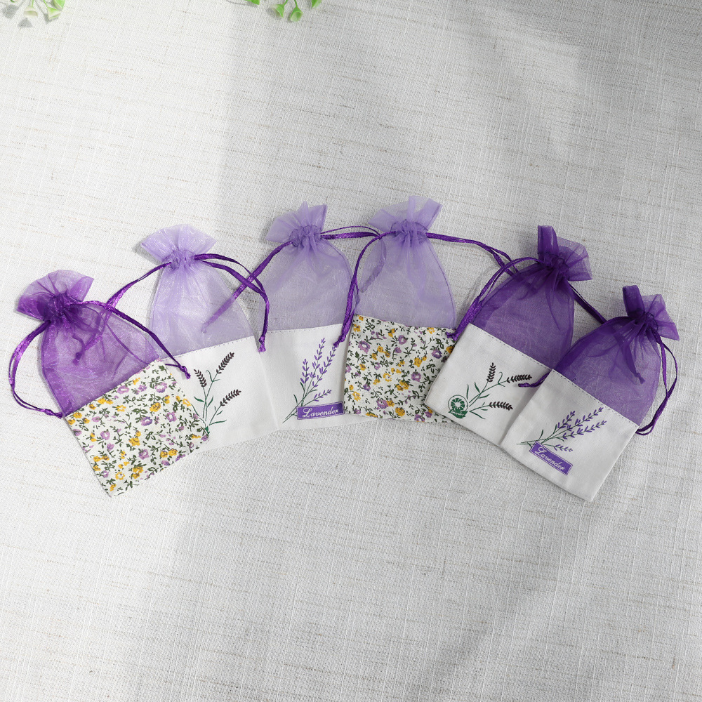 Drawstring drawstring sachet moxa leaf lavender sachet mesh bag wardrobe pendant vanilla medicine empty bag