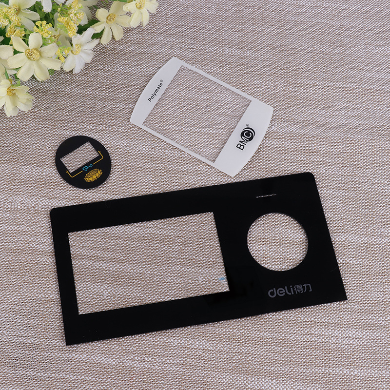 Pmma/Pet/Pvc Mirror Plate Brown Electroplated Window Plastic Pc Lens Ultra-Thin Acrylic Lens Can Be Customized