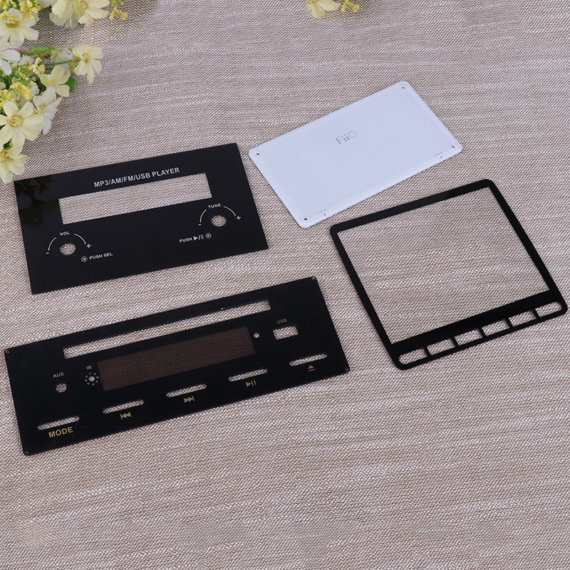 Pmma/Pet/Pvc Mirror Plate Brown Electroplated Window Plastic Pc Lens Ultra-Thin Acrylic Lens Can Be Customized