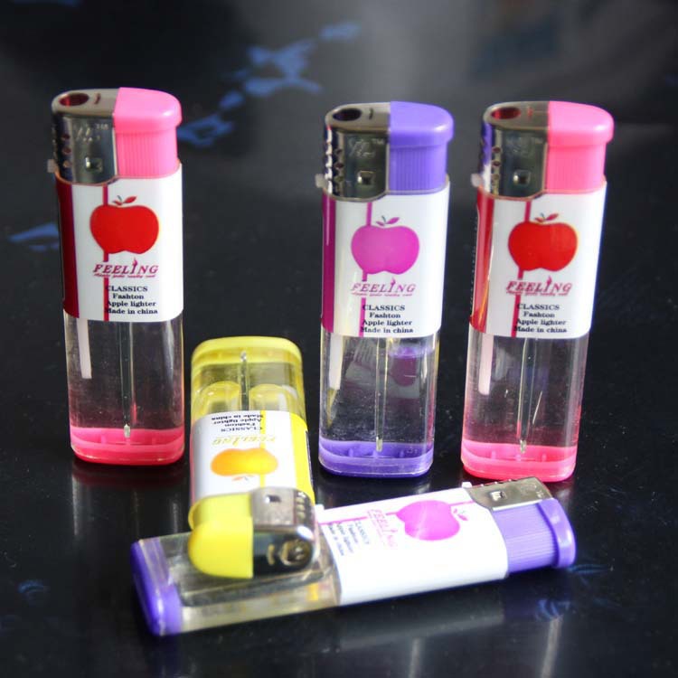 Famous car half pack 909 lighter Apple half pack side lighter Yiwu International Trade City wholesale lighter