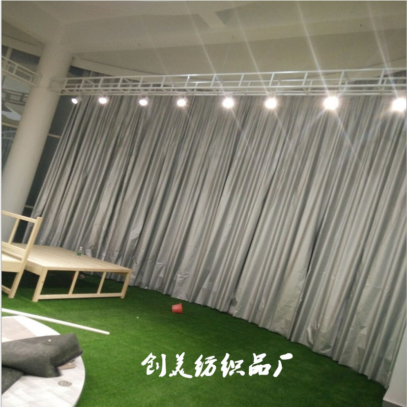 Washable thickened heat insulation double-sided silver coating high shading coating high shading factory curtain fabric zero shear wholesale
