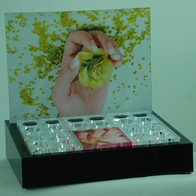 Шэньчжэнь Яди Органическое Стекло Обработка, Акриловая Косметическая Выставочная Стойка Органический Стеклянный Выставочный Шкаф