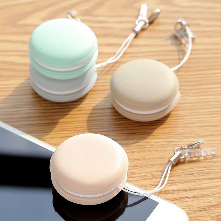 Macaron Mobile Phone Screen Wipe Cleaning Eyeglass Lens Wipe Deerskin Cloth Screen Cleaning Tool Hanging