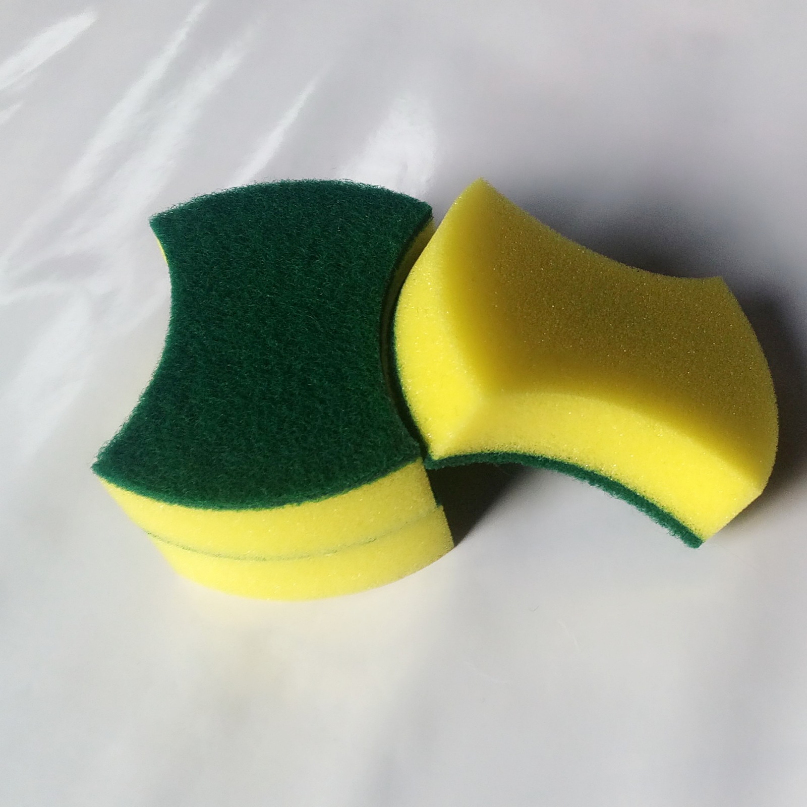 Can be processed to develop Daily Necessities Factory sponge waist 10.5*8*3 scouring pad sponge cloth dish towel