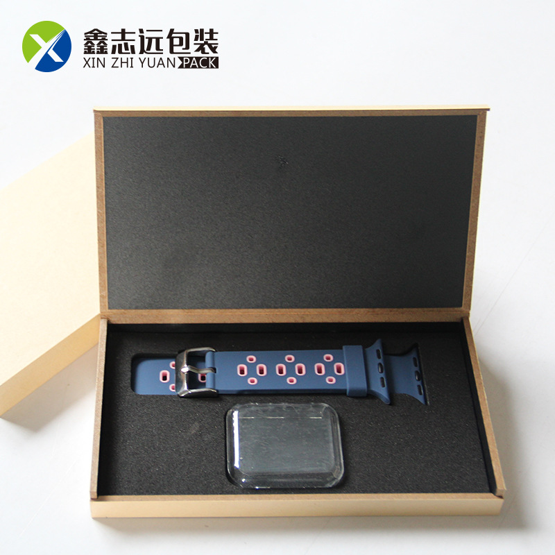 Watch packaging wooden box brand watch display box jewelry black packaging box gift Shenzhen factory direct sales