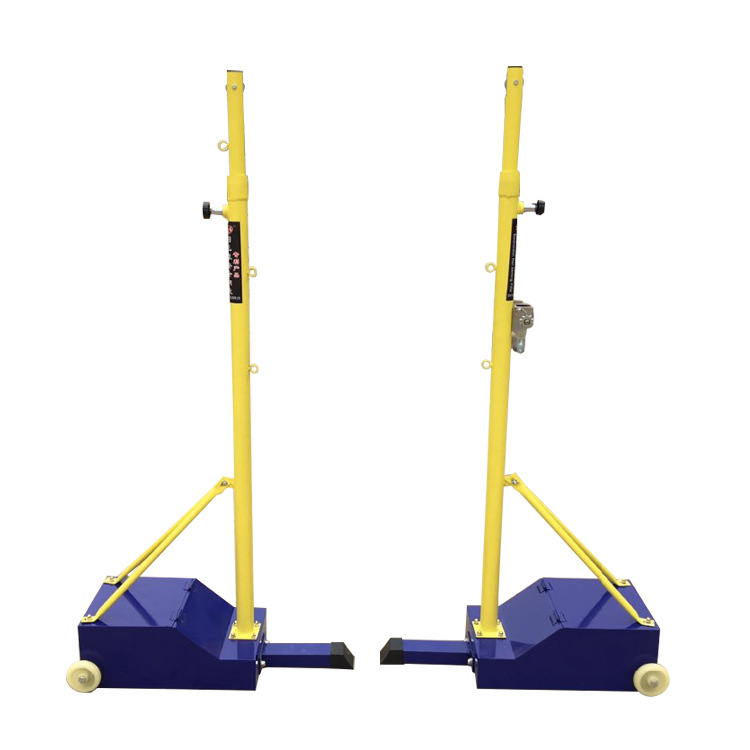 Outdoor Badminton Column Portable Mobile Badminton Air Volleyball Dual-Purpose Net Column Cast Iron Portable Badminton Net Frame