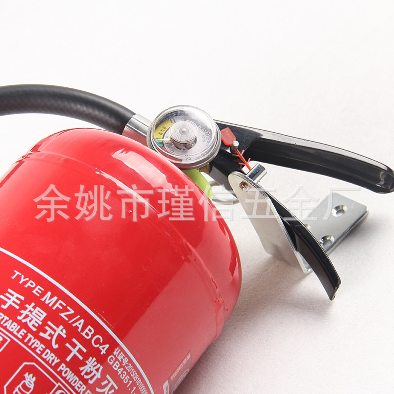 Jinxin Jinxin Manufacturer Wholesale Amazon Best-Selling Fire Extinguisher Hook L-Shaped Iron Bracket 2-9kg Silver Hanging Tool