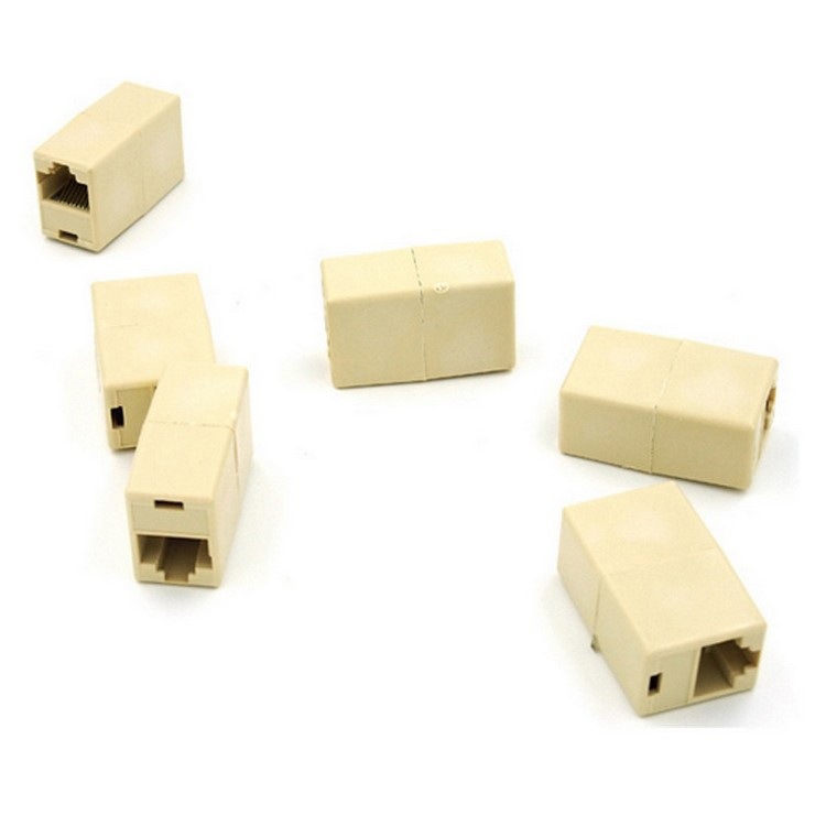Rj45 Network Cable Connector Network Cable Butt Joint Network Straight-Through Joint Extension Network Cable 100Pcs/Pack