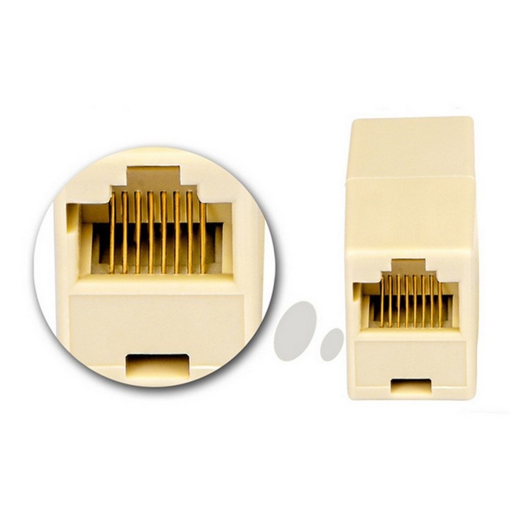 Rj45 Network Cable Connector Network Cable Butt Joint Network Straight-Through Joint Extension Network Cable 100Pcs/Pack