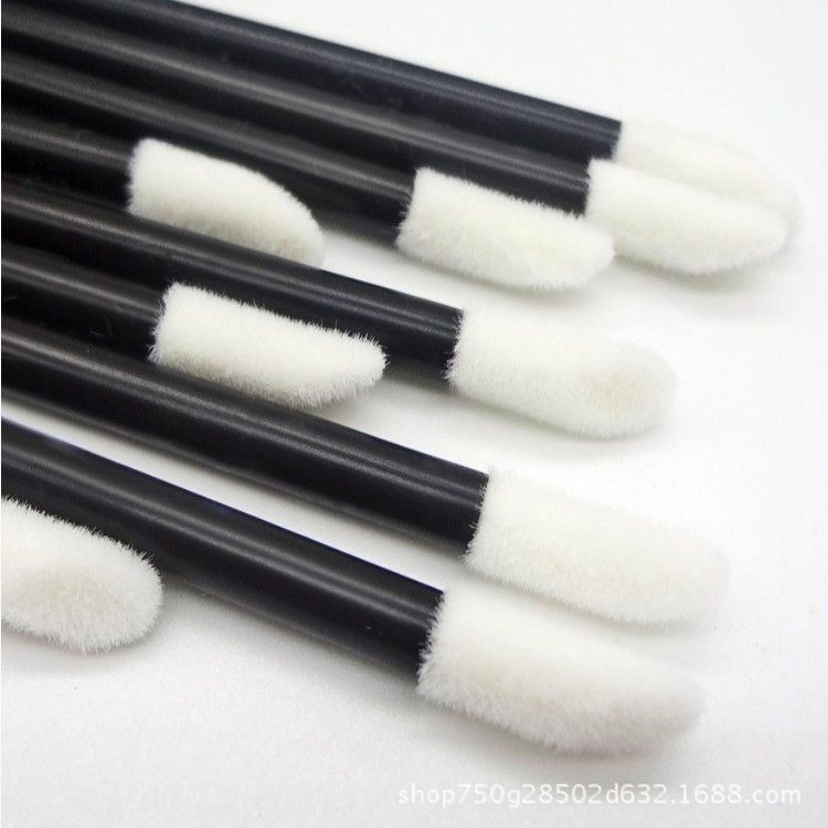 Manufacturer Wholesale Disposable Black Lip Brush Makeup Brush Portable Style Foreign Trade Wholesale Beauty Tools