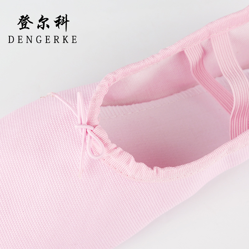 Factory Direct Sales Soft-soled Ballet Shoes Adult Canvas Cat Claw Shoes Soft-soled Shoes Practice Shoes Dance Shoes