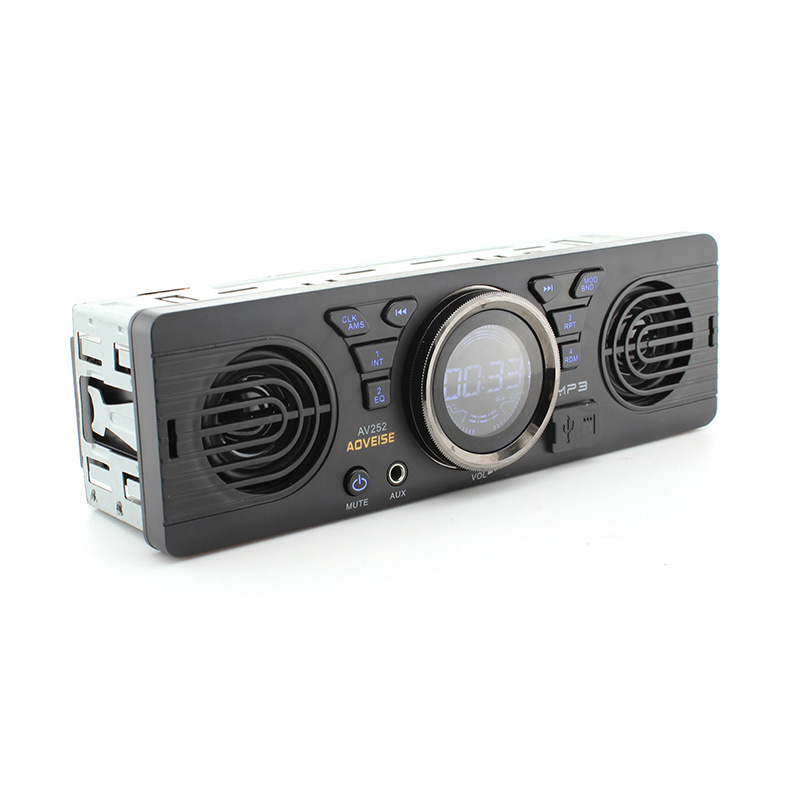 12V car car SD Card MP3 audio electric car radio with speaker Bluetooth host speaker AV252