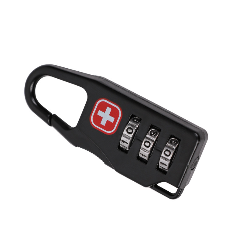 In stock wholesale luggage anti-theft lock cross password lock zinc alloy luggage lock mini backpack padlock
