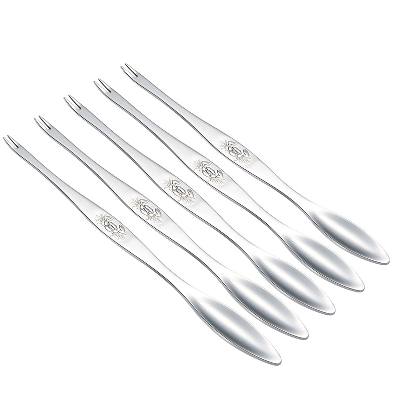 304 Stainless Steel Crab Fork, Crab Claw, Crab Needle, Household Seafood Tool for Eating Crabs, Walnut Clip, Crab Tool