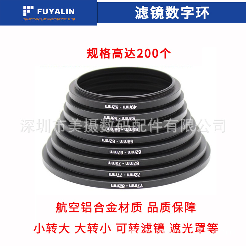 Адаптер кольца фильтра для объектива камеры перевернутый адаптер УФ поляризующий звездный макро световой фильтр