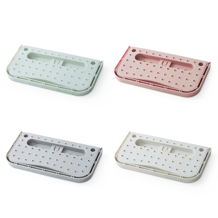 Rojas Plastic Simple Shoe Rack Shoe Storage Rack Bathroom Punch-free Slacer Rack Home Dormitory Shoe Rack Wall Hanging