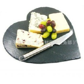 Star manufacturers supply slate plate cheese plate slate coaster heart plate heart