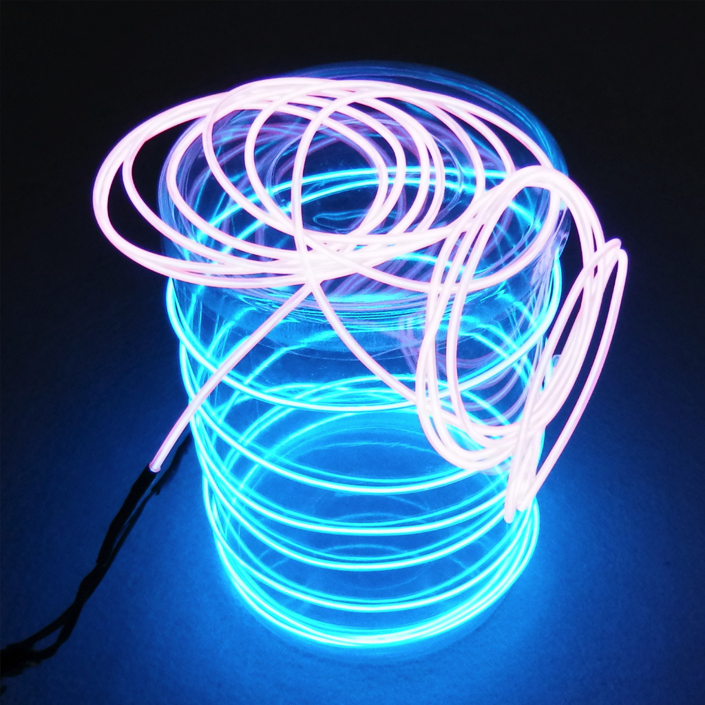 2.3mm Luminous Wire Aa3V Usb5V Dc12V Driver Cold Light Wire Set El Wire Production on Demand