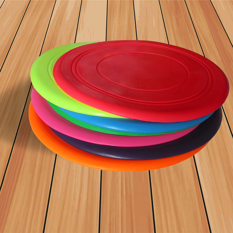 Frisbee factory direct pet toy round training tpr flying saucer bite resistant Frisbee dog toy
