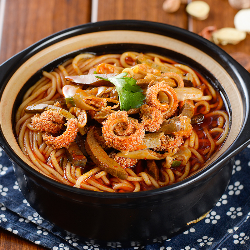 Shanxi specialty Huairen Big Wood fresh whole lamb offal snack spicy lamb soup bag