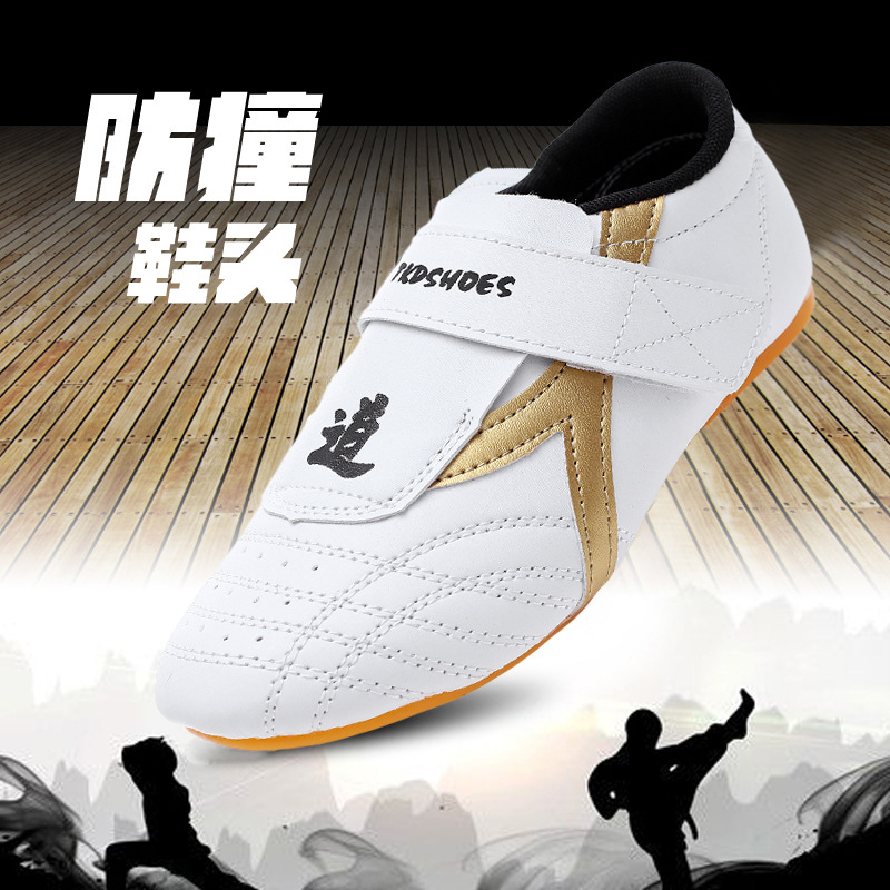 Taekwondo Suit Shoes Adult Boys and Girls Taekwondo Shoes Breathable Sports Beef Sole Taekwondo Shoes