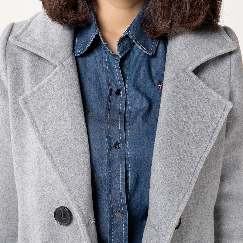 Dongguan Taofang Factory Small Batch Custom-Made Autumn and Winter Women's Woolen Outwears and Woolen Outwears Production