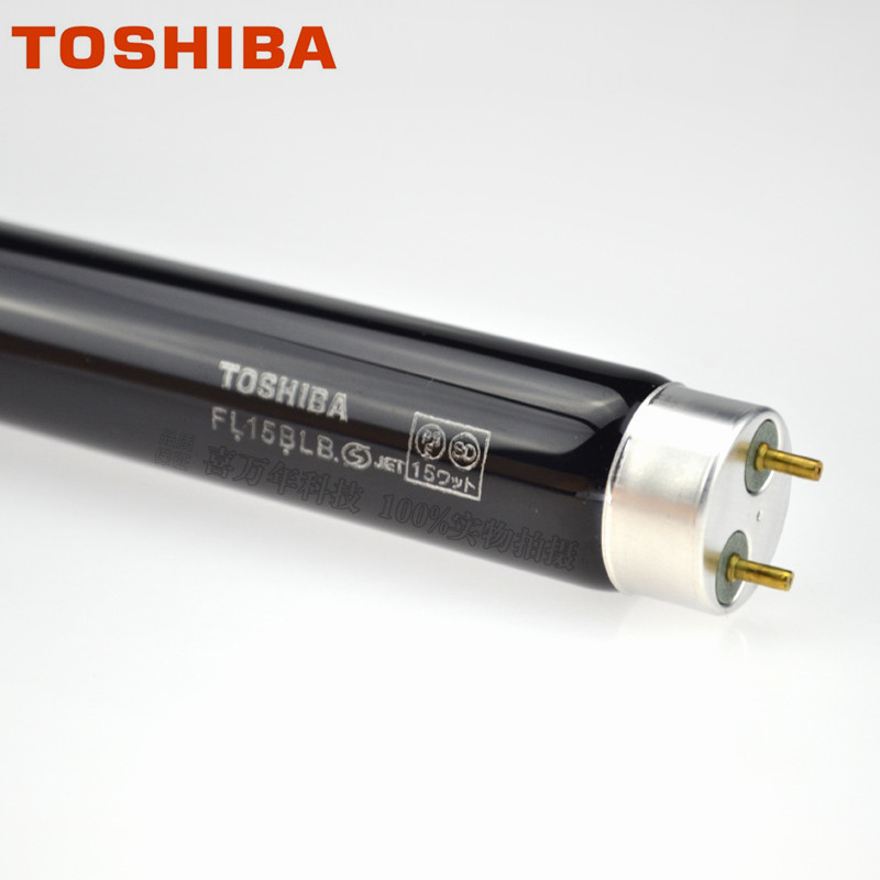 Toshiba Toshiba Purple Light Fl15Blb Ultraviolet Black Tube 15Wblb Three-Proof Paint Inspection Magnetic Particle Flaw Detection Lamp