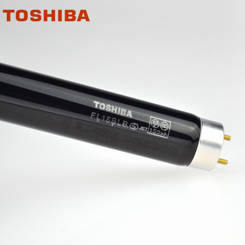 Toshiba Toshiba Purple Light Fl15Blb Ultraviolet Black Tube 15Wblb Three-Proof Paint Inspection Magnetic Particle Flaw Detection Lamp