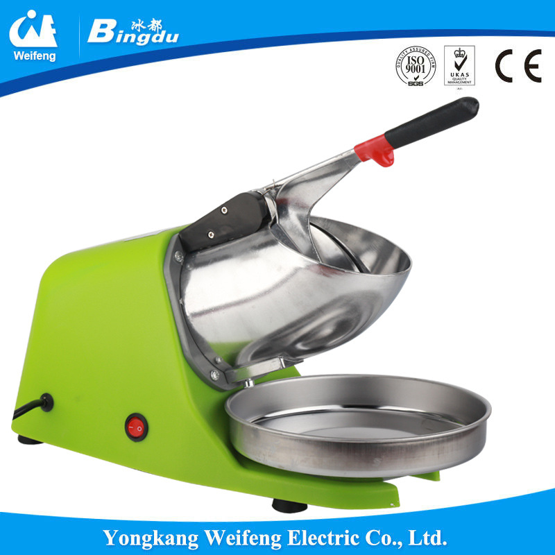 Cross-Border Commercial Small Double-Blade Ice Crusher Snowflake Shaved Ice Machine Milk Tea Shop High-Power Sand Ice Machine Smoothie Machine Wholesale