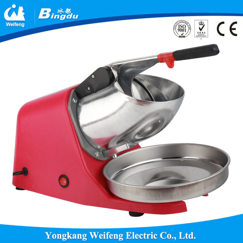 Cross-Border Commercial Small Double-Blade Ice Crusher Snowflake Shaved Ice Machine Milk Tea Shop High-Power Sand Ice Machine Smoothie Machine Wholesale