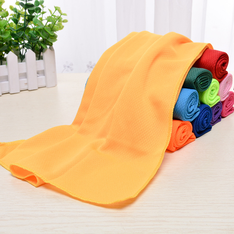 Cross-Border Wholesale Sports Towels, Microfiber Double-Sided Velvet, Quick-Drying, Water-Absorbent Yoga Fitness Towels, Sweat-Absorbent